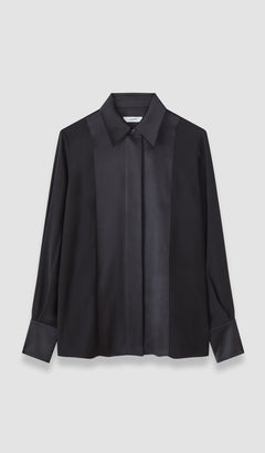 Grey Childs Silk Satin Blouse - Joseph