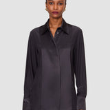 Grey Childs Silk Satin Blouse - Joseph