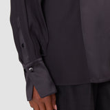 Grey Childs Silk Satin Blouse - Joseph