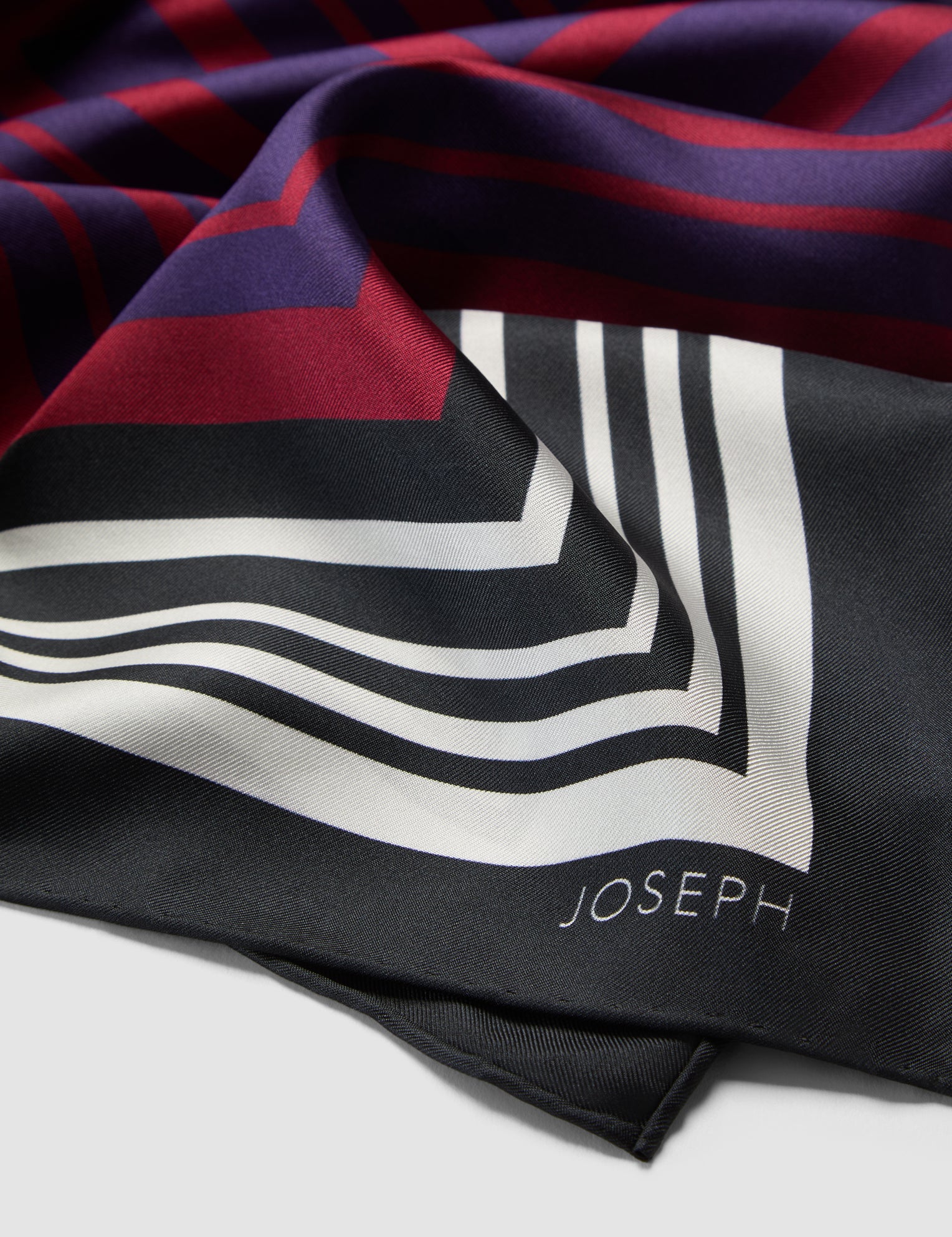 Multicolour Chilie Silk Scarf - Joseph