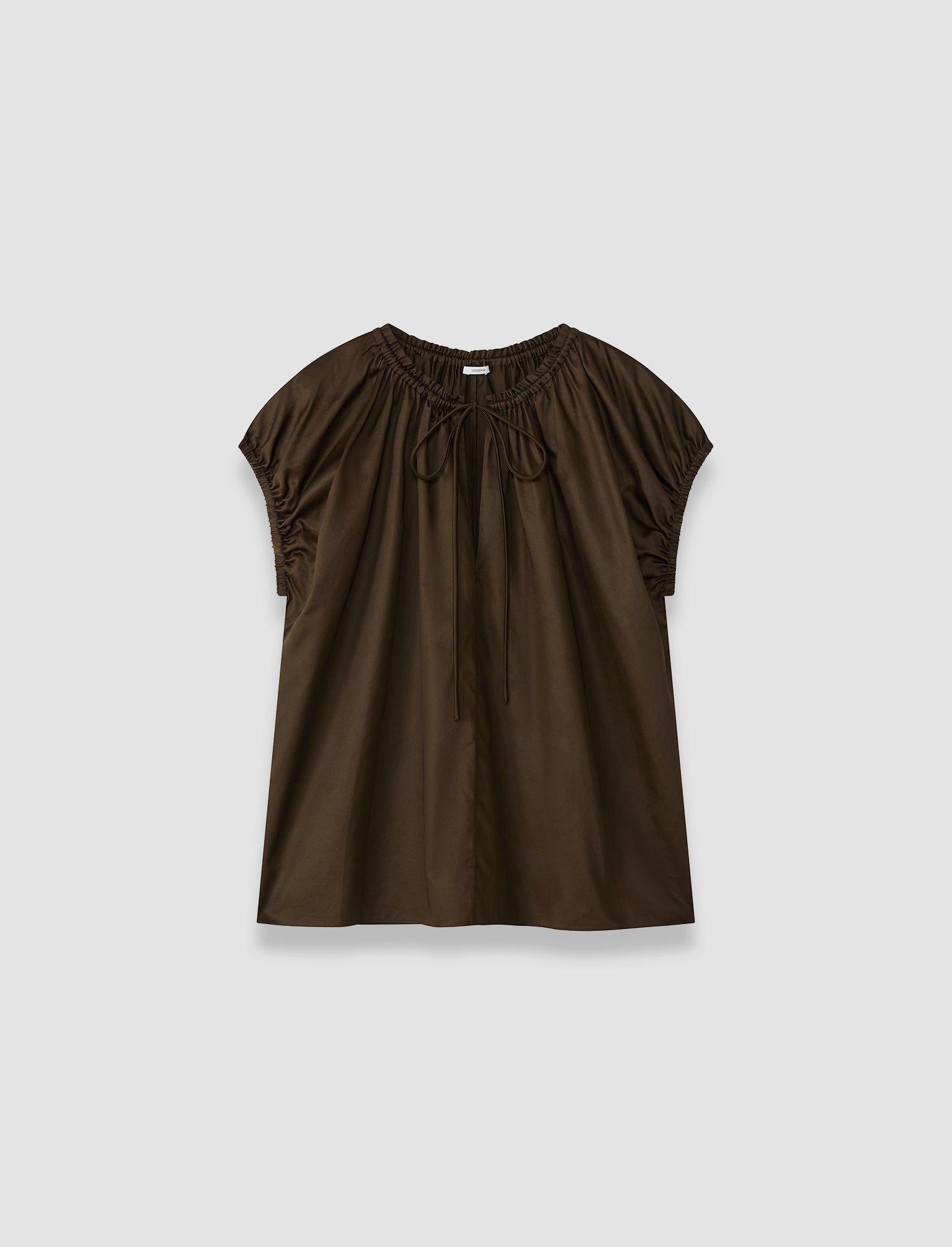 marron-chemisier-en-satin-cindy-coton-JOSEPH
