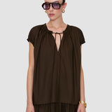 Cindy Cotton Sateen Blouse 32 - Joseph