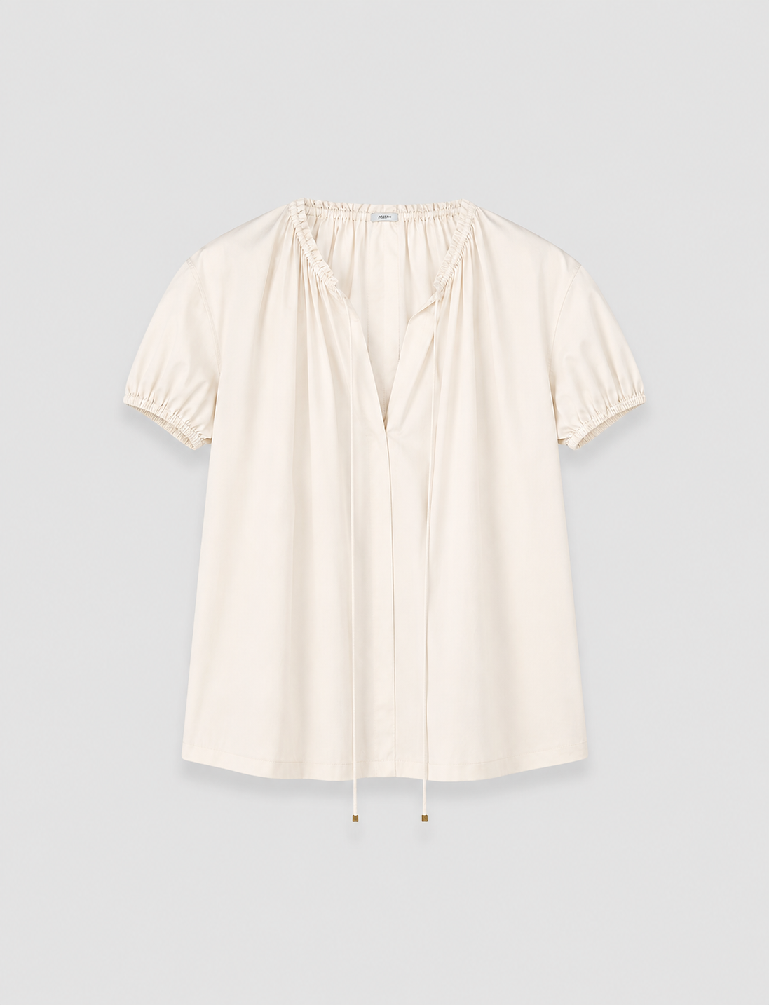 white-cindy-cotton-sateen-blouse-JOSEPH