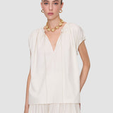 Cindy Cotton Sateen Blouse 32 - Joseph