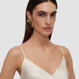 White Clea Silk Satin Camisole - Joseph