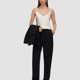 White Clea Silk Satin Camisole - Joseph