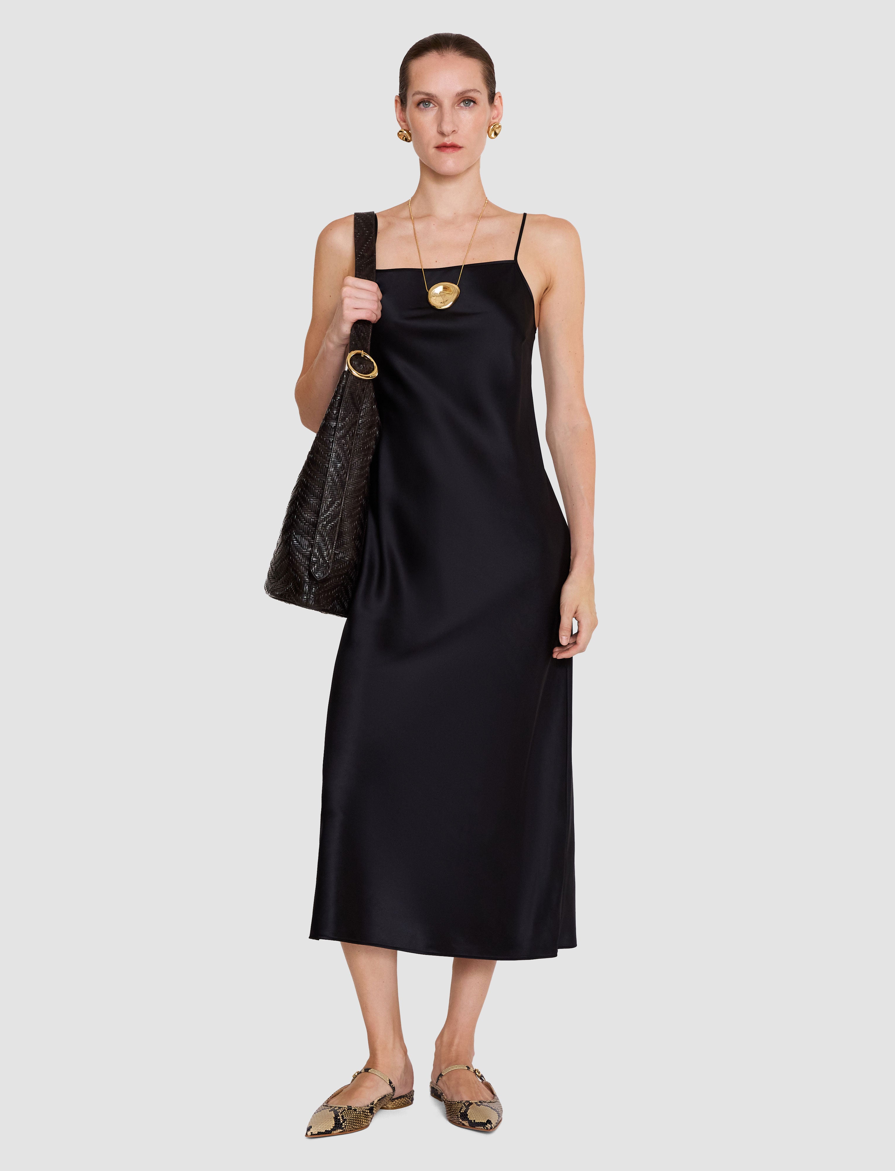 black-cloe-silk-satin-dress-JOSEPH