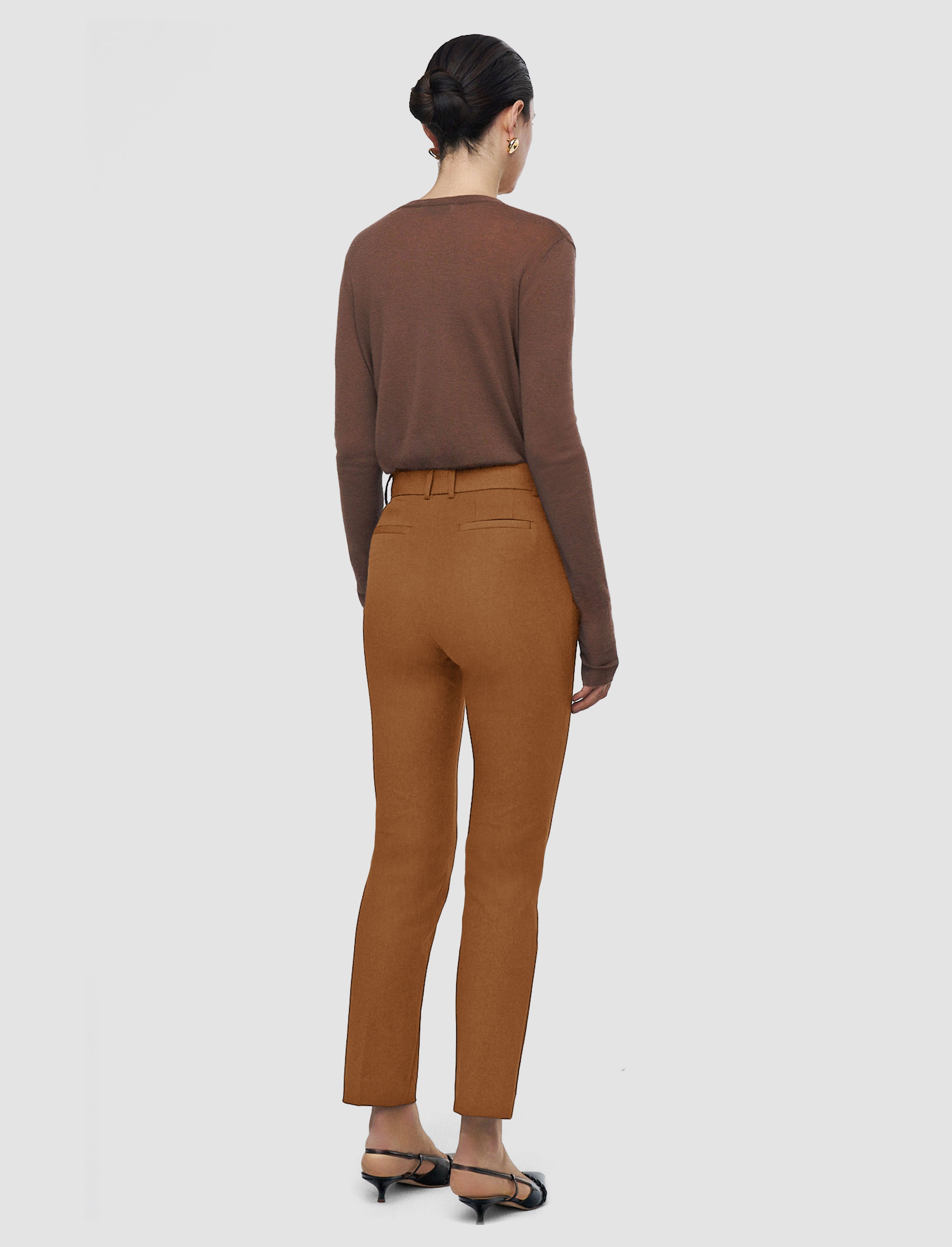 brown-coleman-long-gabardine-stretch-trousers-JOSEPH