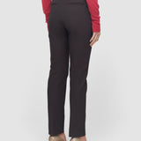 Brown Coleman Long Gabardine Stretch Trousers - Joseph