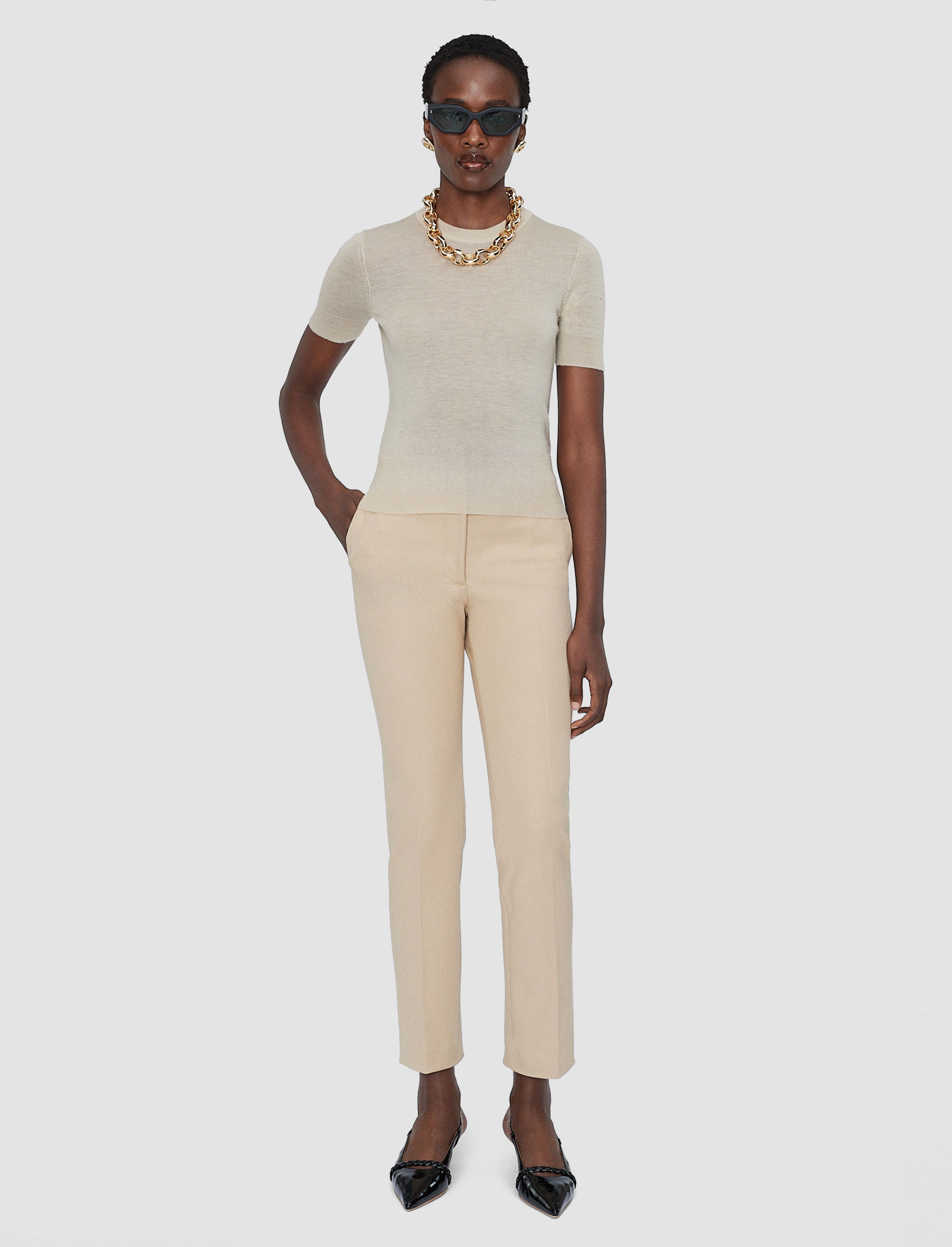 beige-pantalon-coleman-long-en-gabardine-stretch-JOSEPH