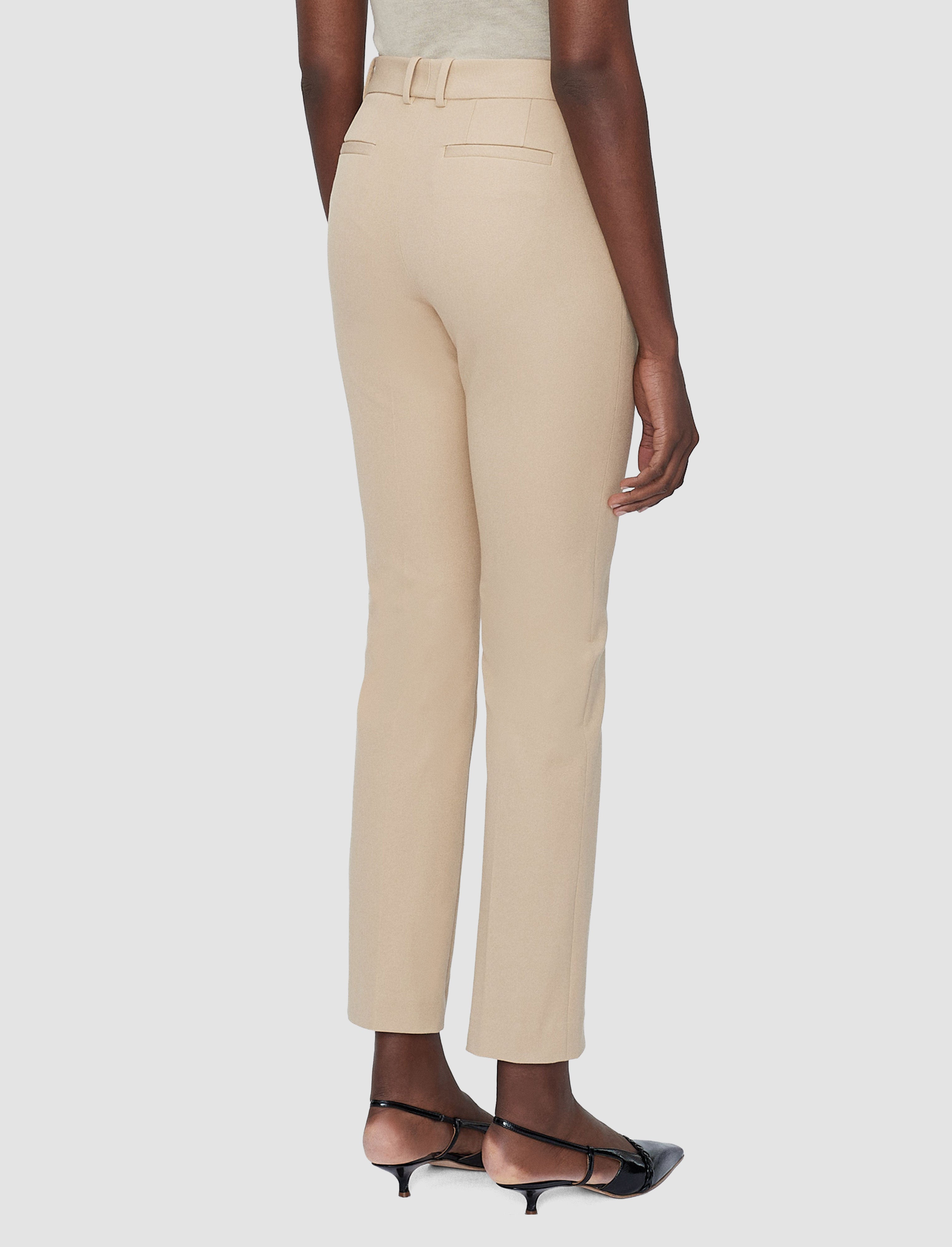 beige-pantalon-coleman-long-en-gabardine-stretch-JOSEPH