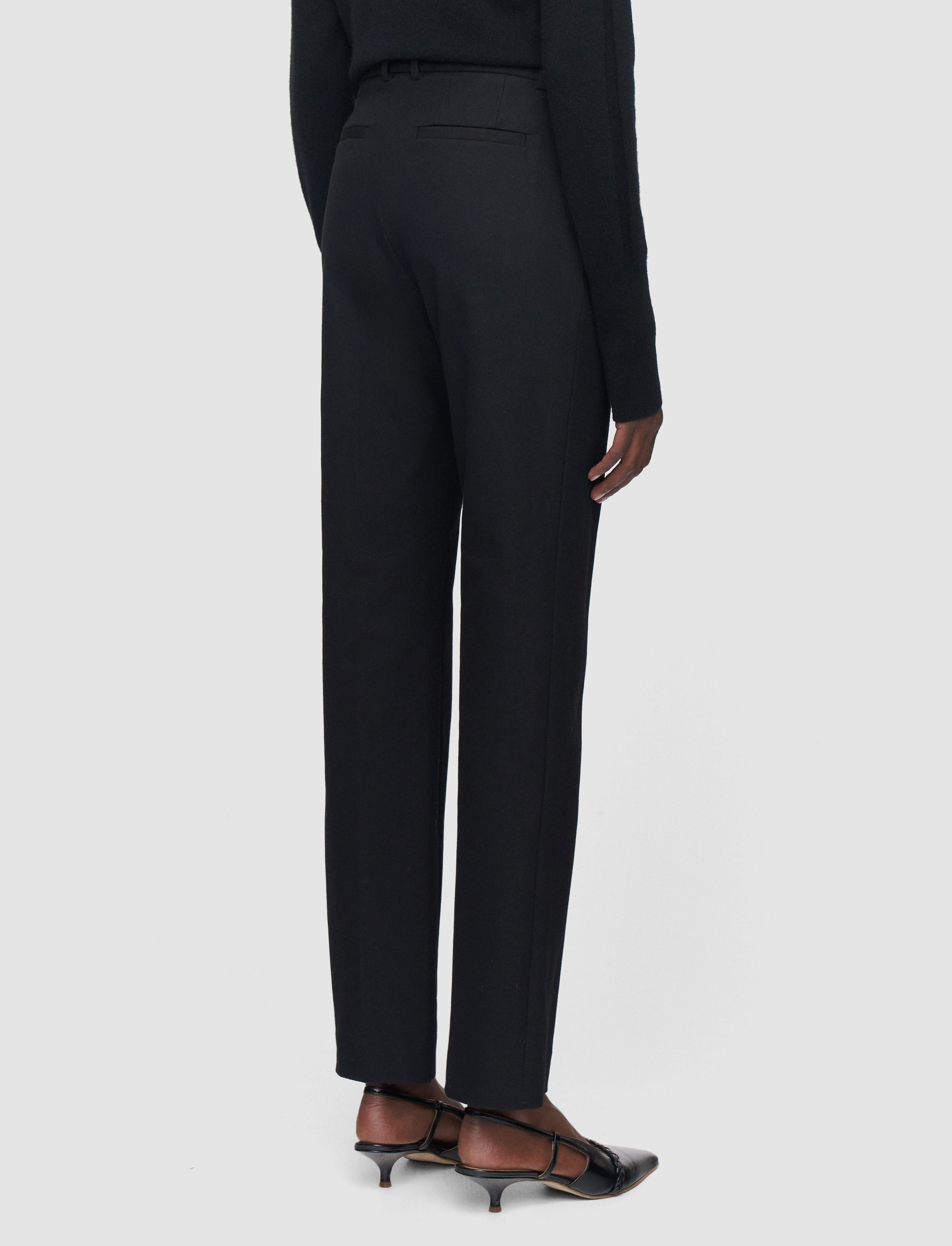 black-coleman-long-gabardine-stretch-trousers-JOSEPH