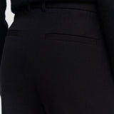 Black Coleman Long Gabardine Stretch Trousers - Joseph