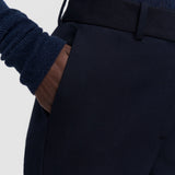 Blue Coleman Long Gabardine Stretch Trousers - Joseph