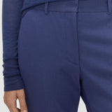 Blue Coleman Long Gabardine Stretch Trousers - Joseph