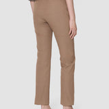 Brown Coleman Long Gabardine Stretch Trousers - Joseph