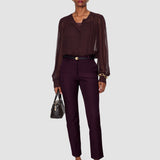 Coleman Long Gabardine Stretch Trousers