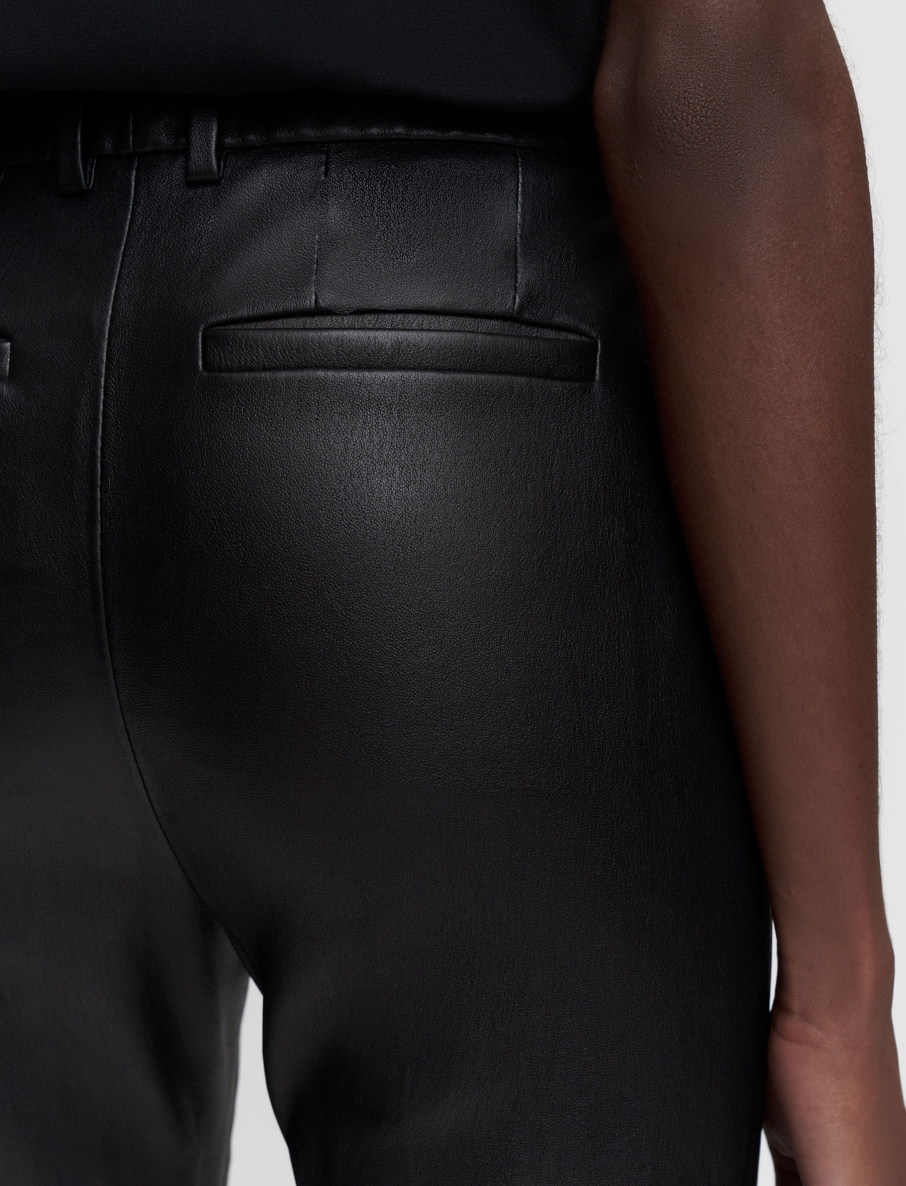 black-coleman-long-leather-stretch-trousers-JOSEPH