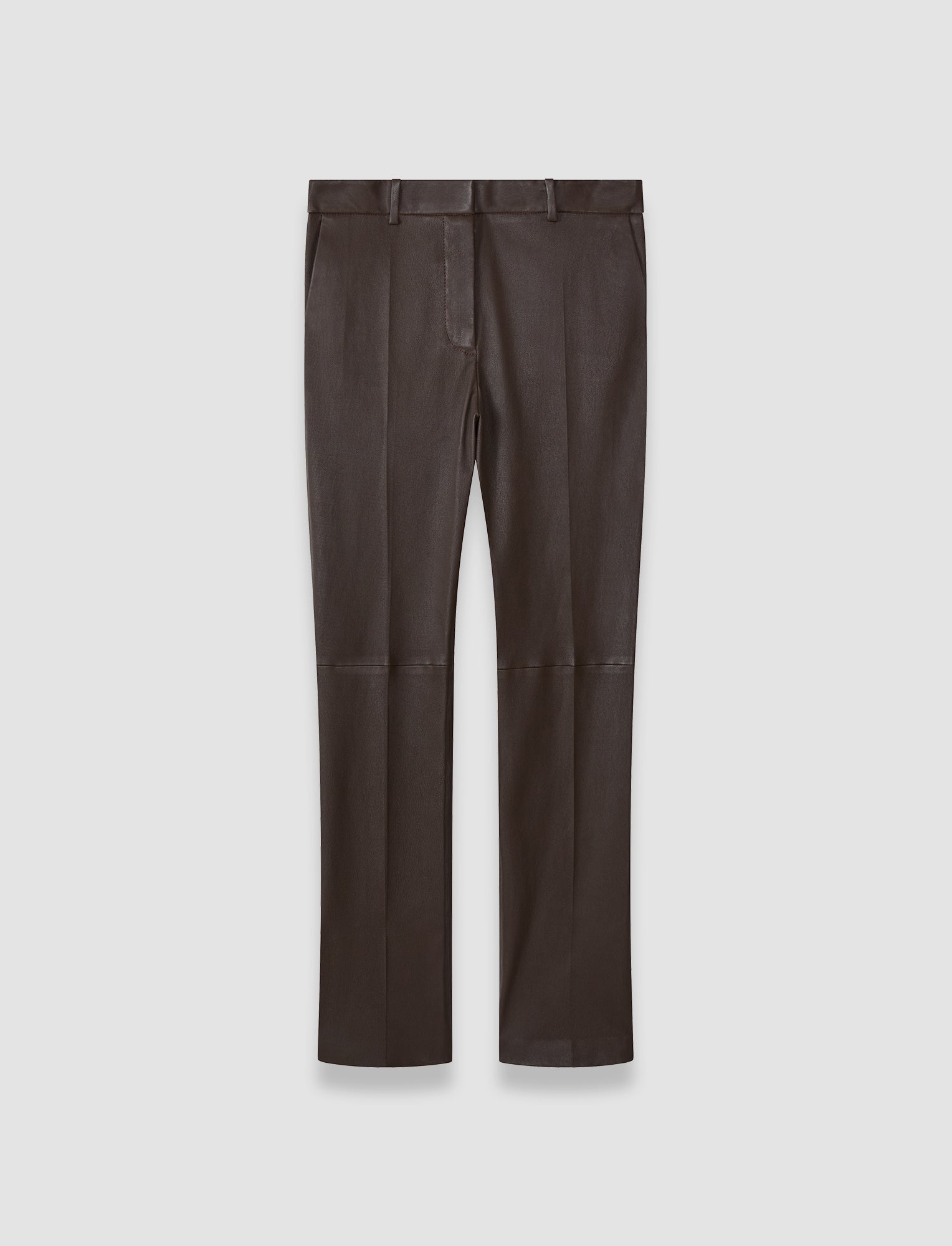 brown-coleman-long-leather-stretch-trousers-JOSEPH