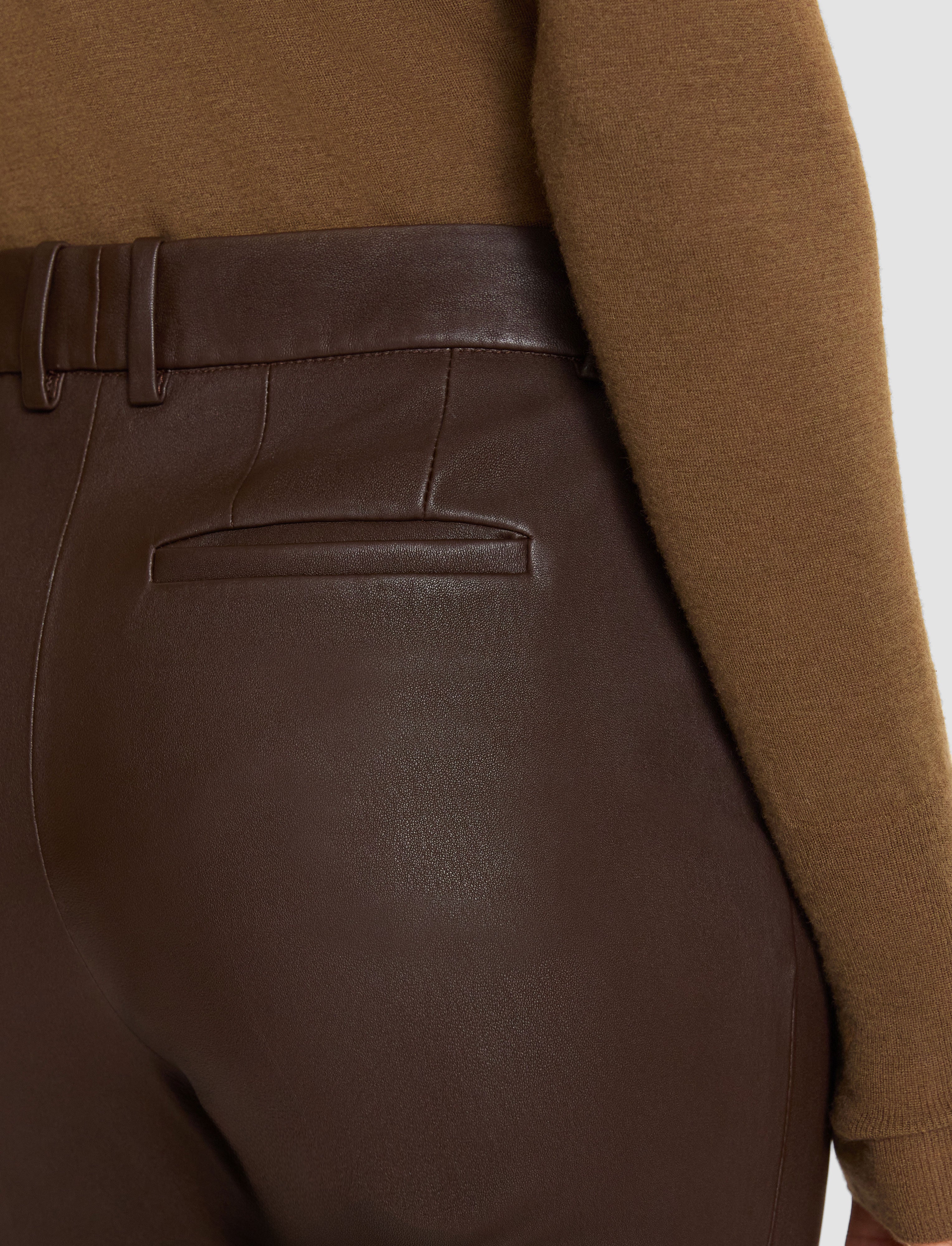 brown-coleman-long-leather-stretch-trousers-JOSEPH