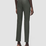 Coleman Long Leather Stretch Trousers