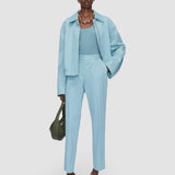 Blue Coleman Long Light Cotton Stretch Trousers - Joseph