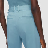 Blue Coleman Long Light Cotton Stretch Trousers - Joseph