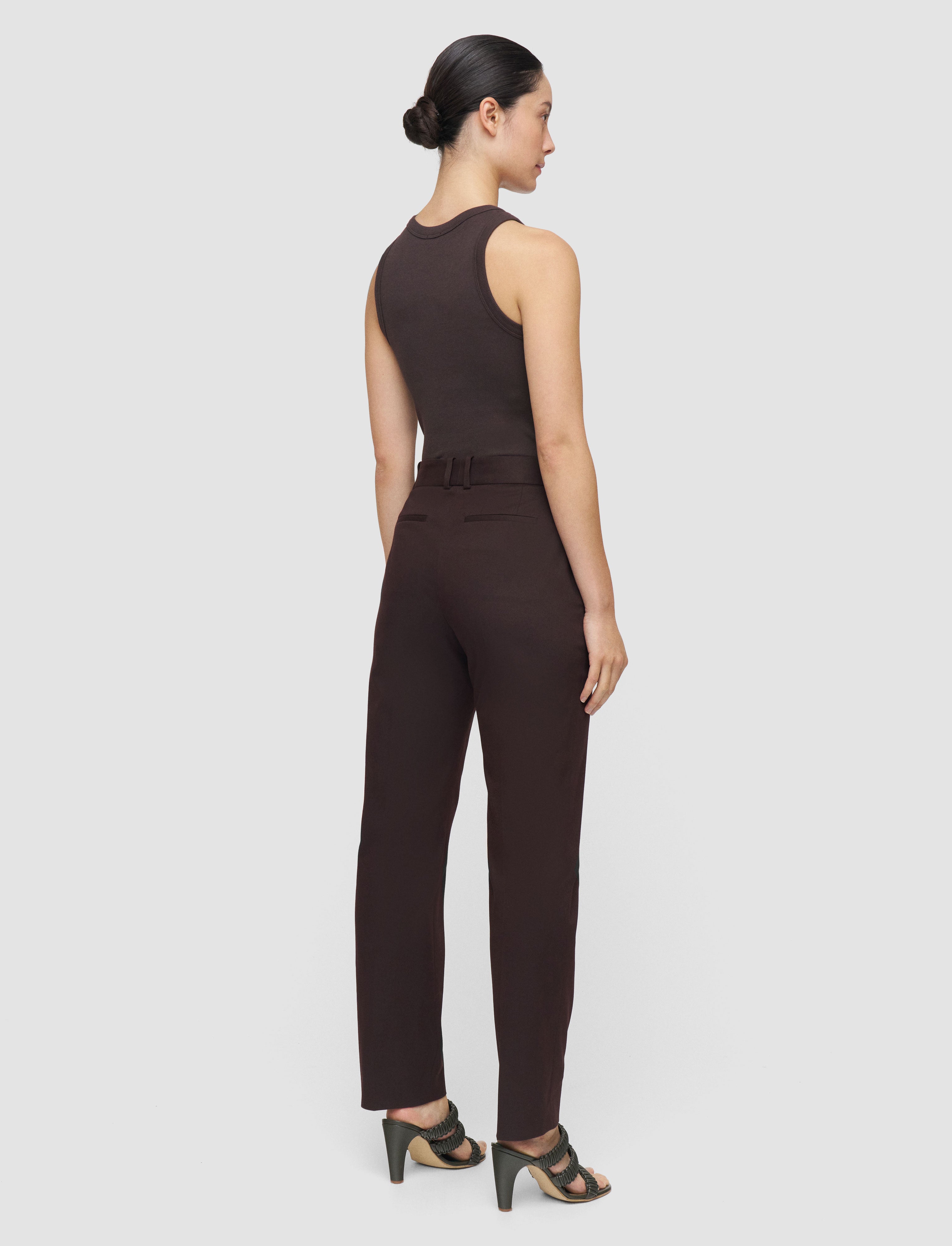 brown-coleman-long-light-cotton-trousers-JOSEPH