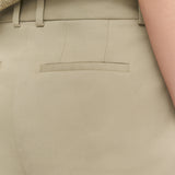 Green Coleman Long Light Cotton Trousers - Joseph