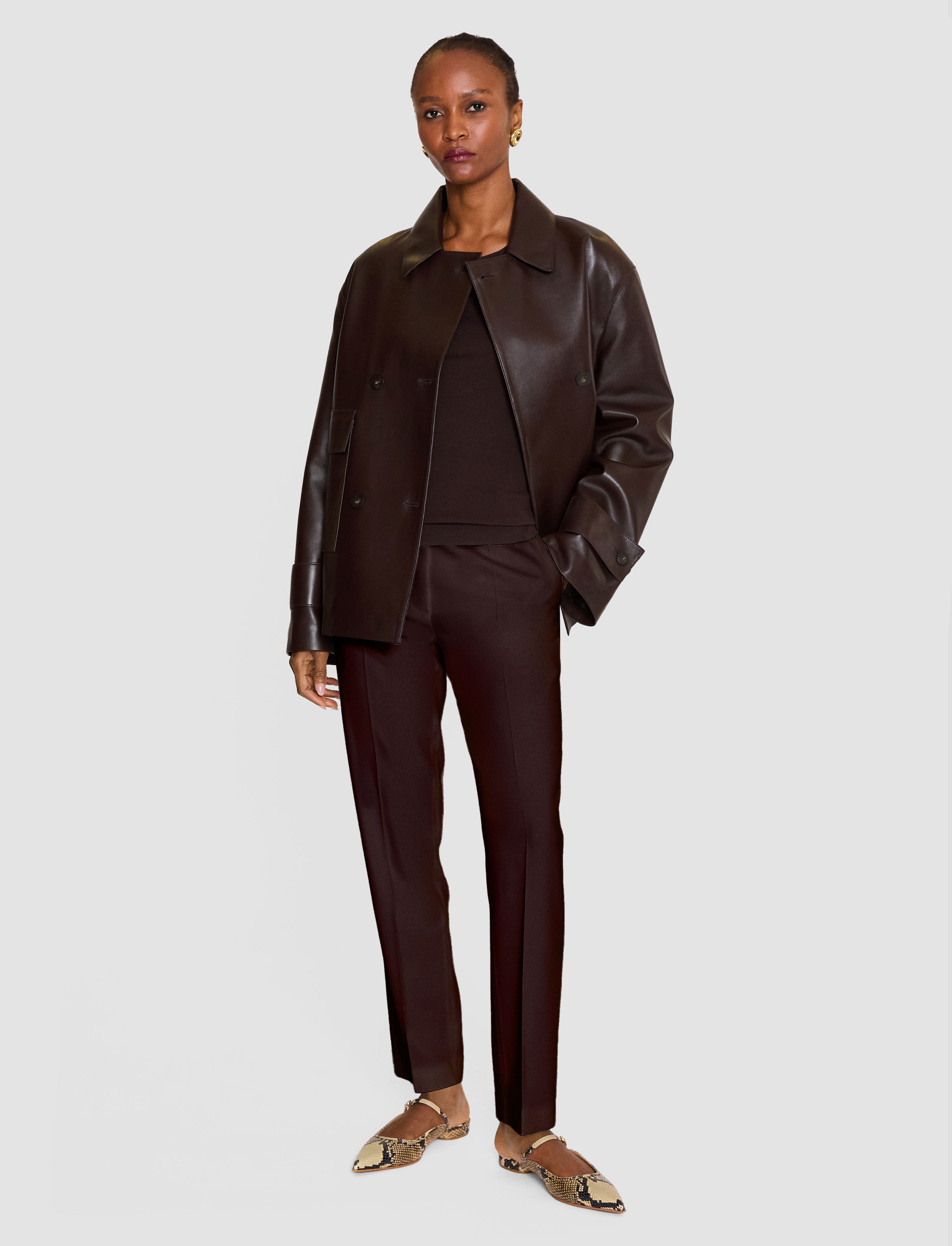 marron-pantalon-coleman-en-tailoring-stretch-JOSEPH