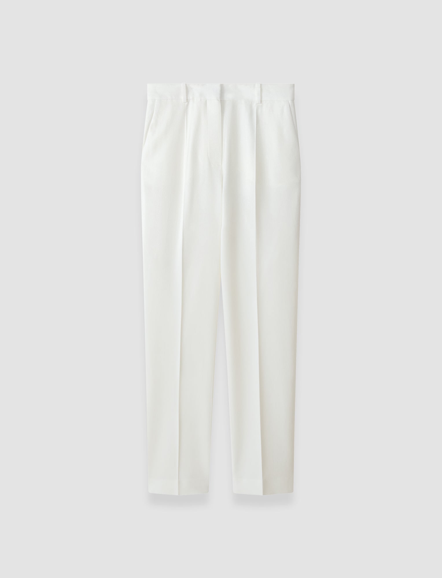 blanc-pantalon-coleman-en-tailoring-stretch-JOSEPH