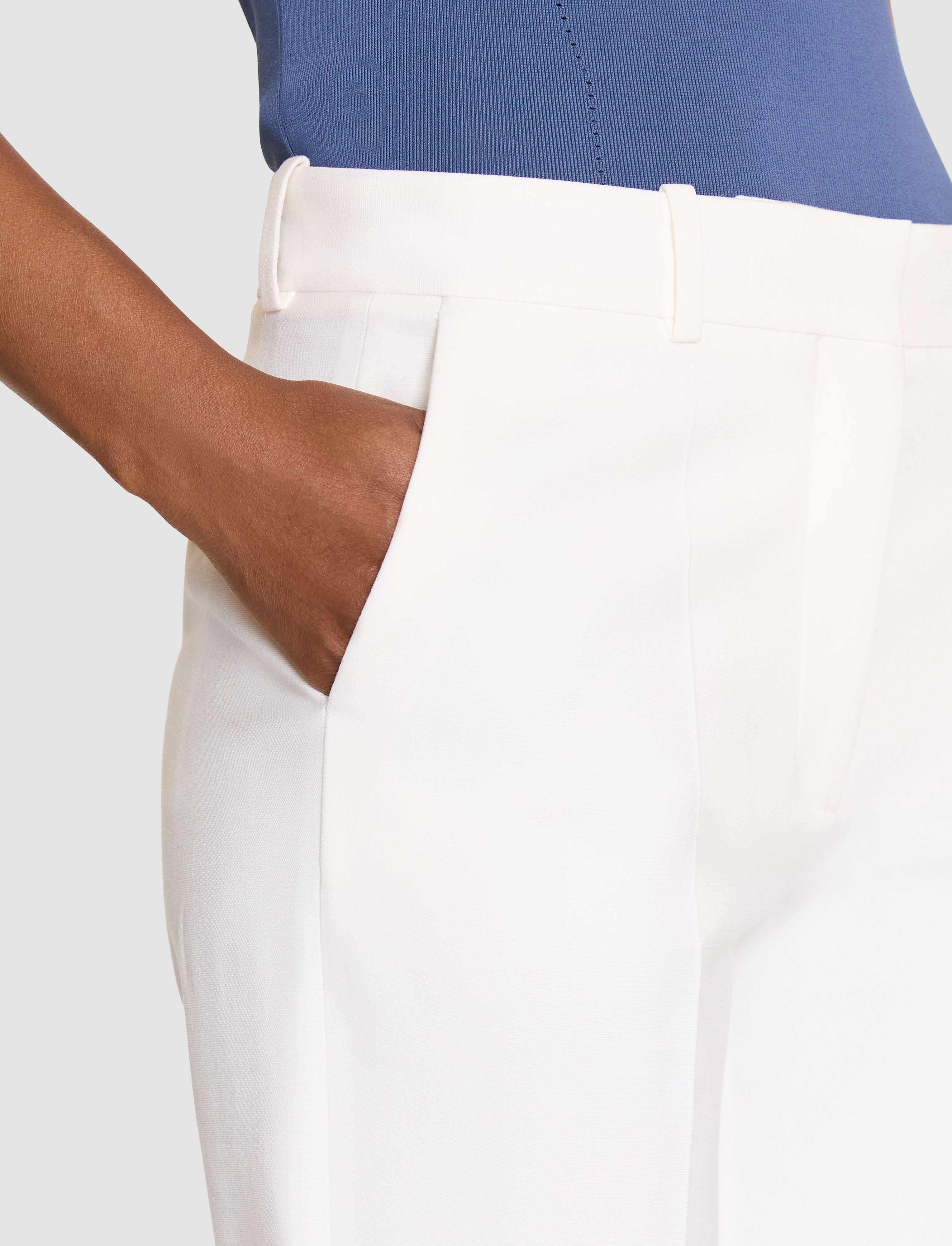 blanc-pantalon-coleman-en-tailoring-stretch-JOSEPH