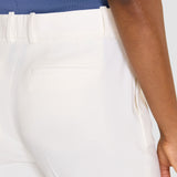 White Coleman Long Stretch Tailoring Trousers - Joseph