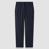 Blue Coleman Long Wool Tailoring Stretch Trousers - Joseph