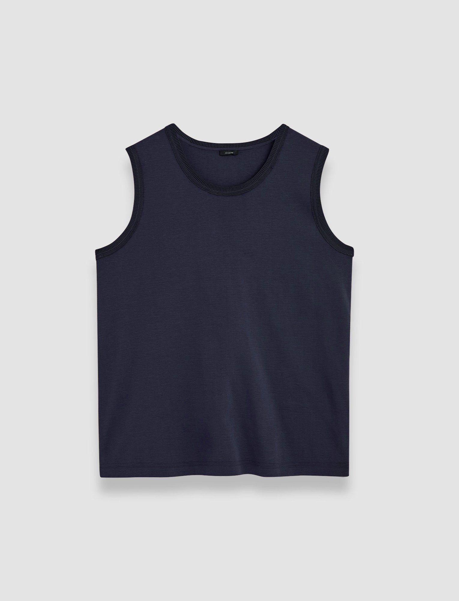 Comfort Cotton タンクトップ - 青 | JOSEPH JP