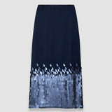 Blue Connie Chiffon Sequins Skirt - Joseph