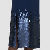 Blue Connie Chiffon Sequins Skirt - Joseph