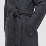 Grey Costa Double Face Cashmere Coat - Joseph
