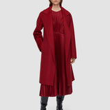 Red Costa Double Face Cashmere Coat - Joseph