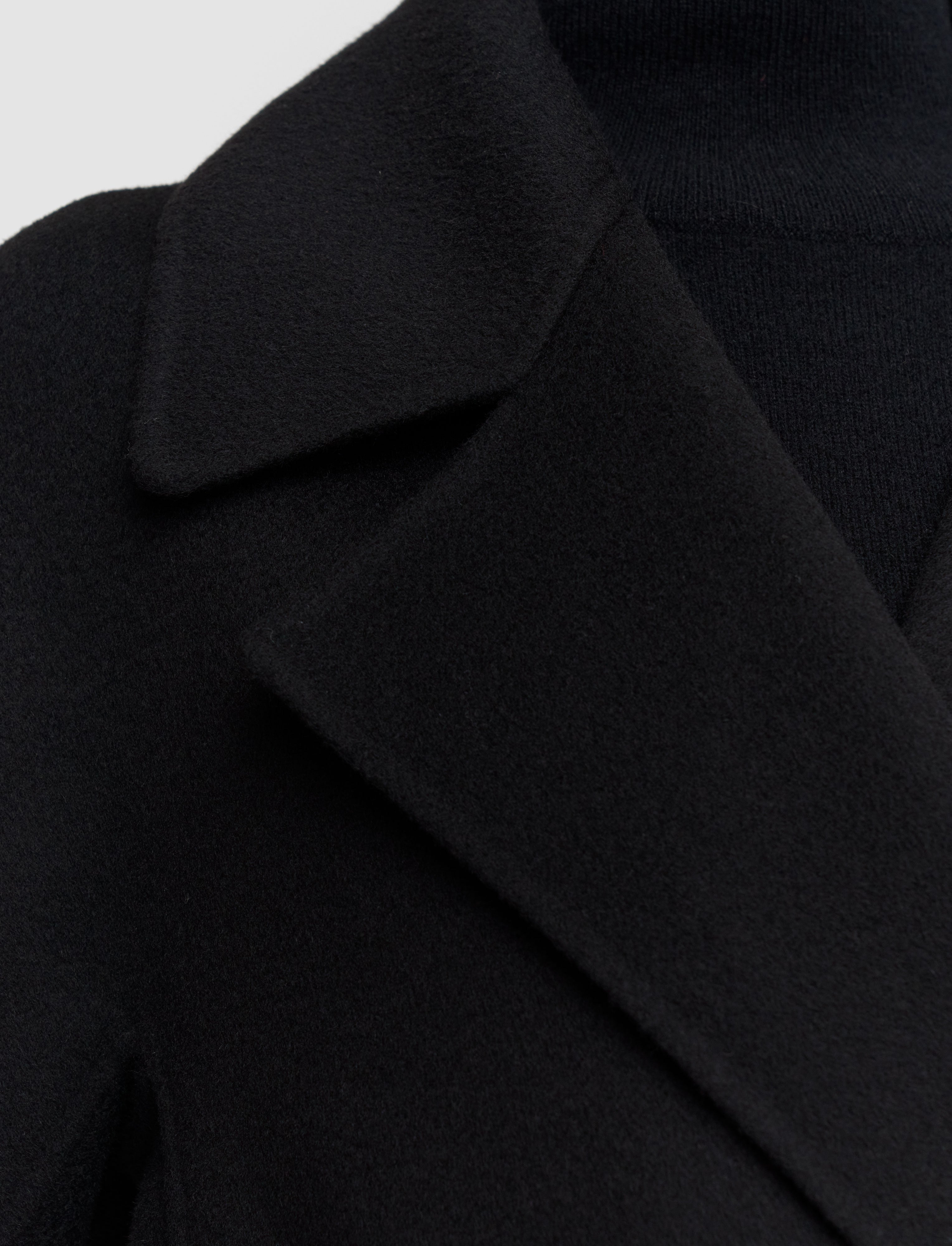 Costana Double Face Cashmere Coat in Black | JOSEPH US
