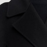 Black Costana Double Face Cashmere Coat - Joseph