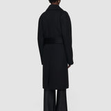 Black Costana Double Face Cashmere Coat - Joseph
