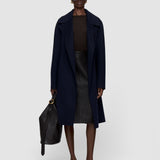 Blue Costana Double Face Cashmere Coat - Joseph