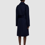 Blue Costana Double Face Cashmere Coat - Joseph