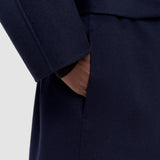 Blue Costana Double Face Cashmere Coat - Joseph