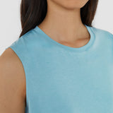 Cotton Silk Jersey Tank Top