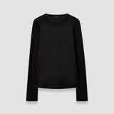 Cotton Silk Jersey 長袖Tシャツ 