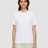 White Cotton Silk Jersey T-Shirt - Joseph