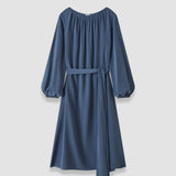 Blue Cupid Crepe de Soie Silk Dress - Joseph