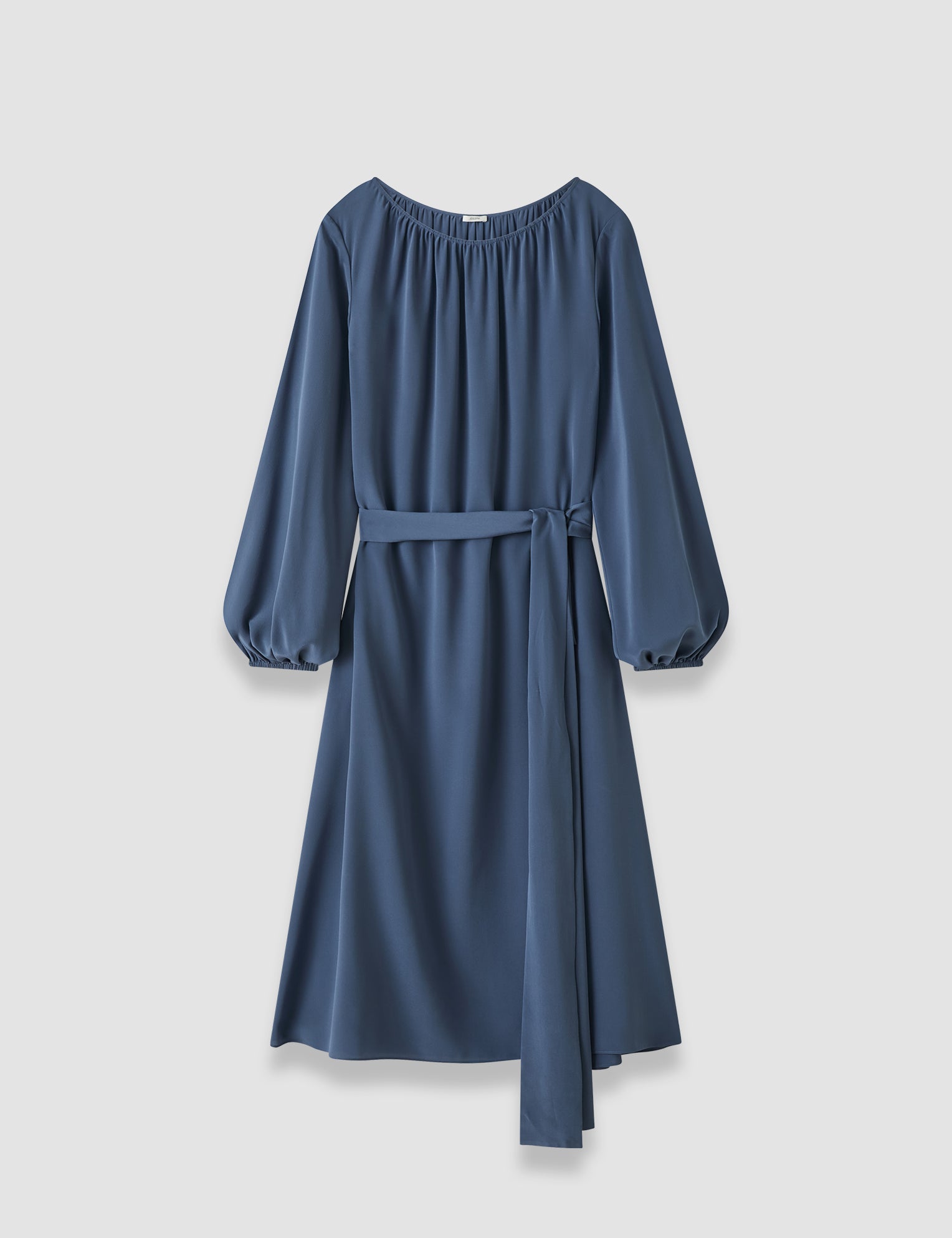 Blue Cupid Crepe de Soie Silk Dress - Joseph